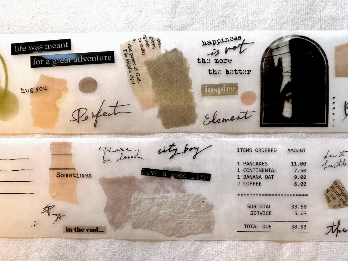 Shiwu Studio - Collage 01 PET tape SAMPLES