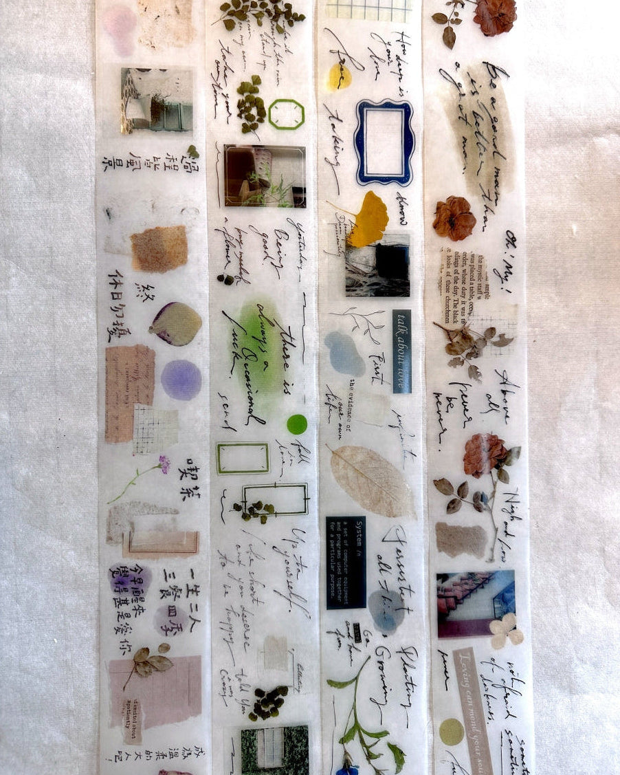 Shiwu Studio - Collage 04 PET tape SAMPLES