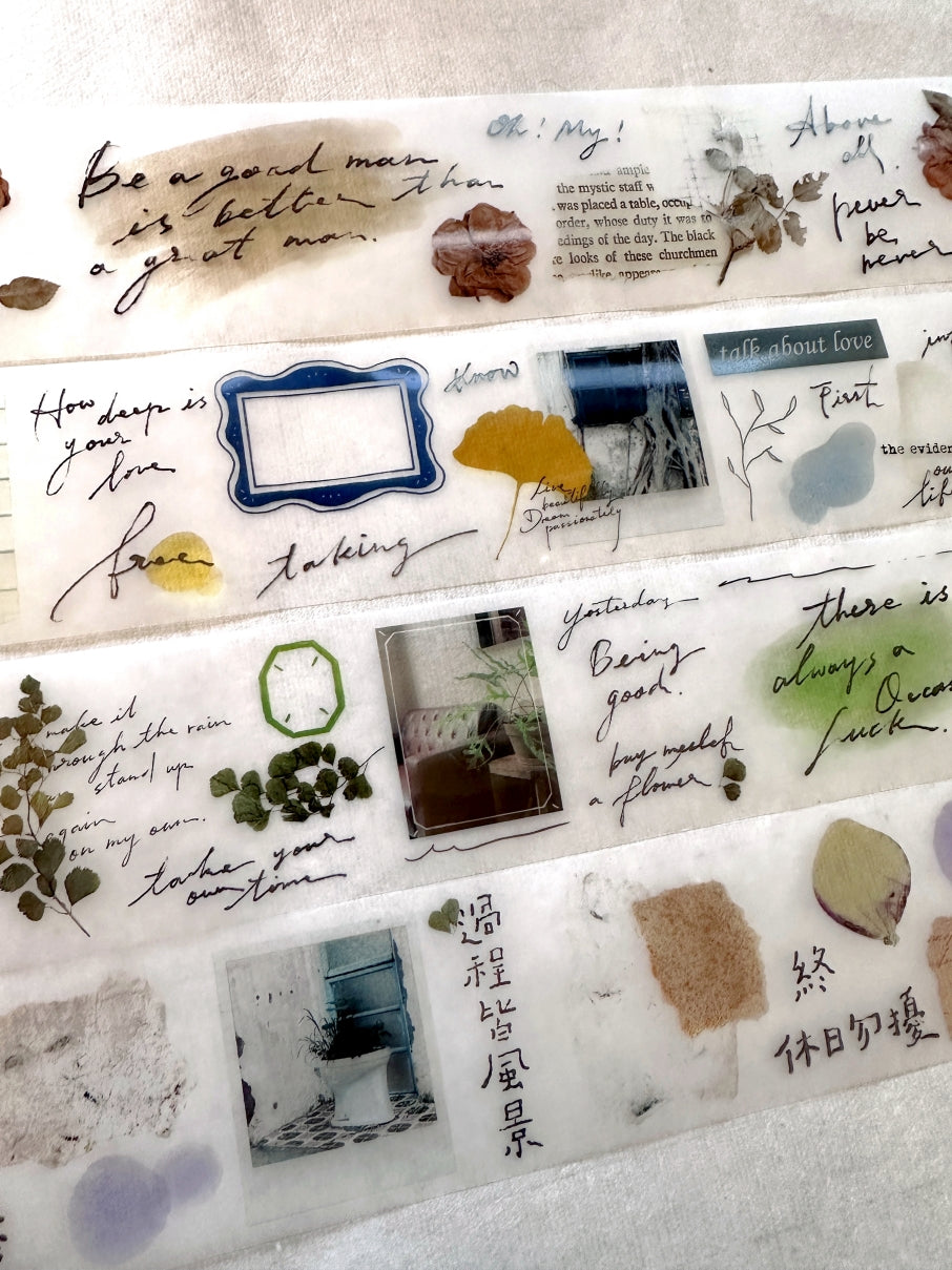 Shiwu Studio - Collage 04 PET tape SAMPLES