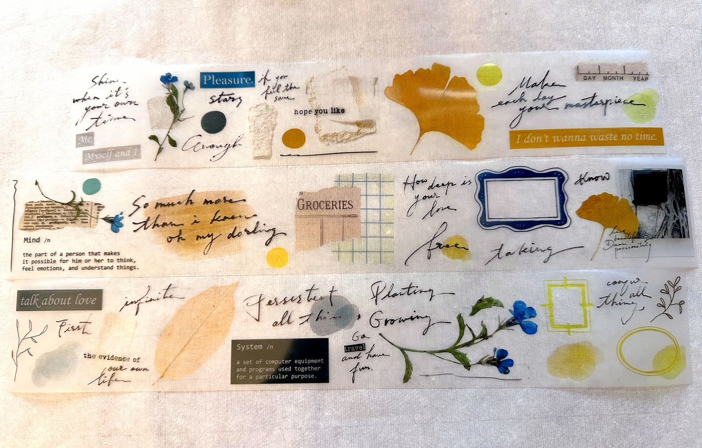 Shiwu Studio - Collage 05 PET tape SAMPLES