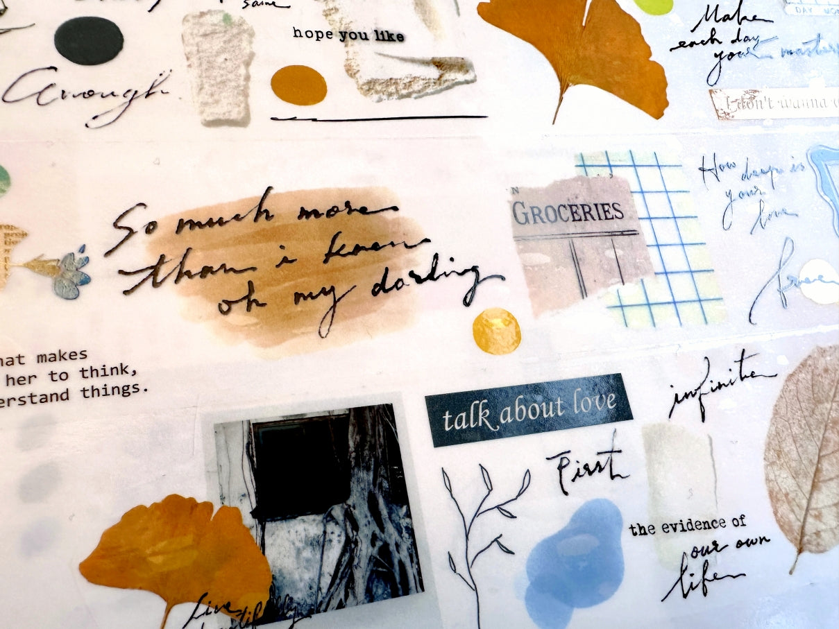 Shiwu Studio - Collage 05 PET tape SAMPLES