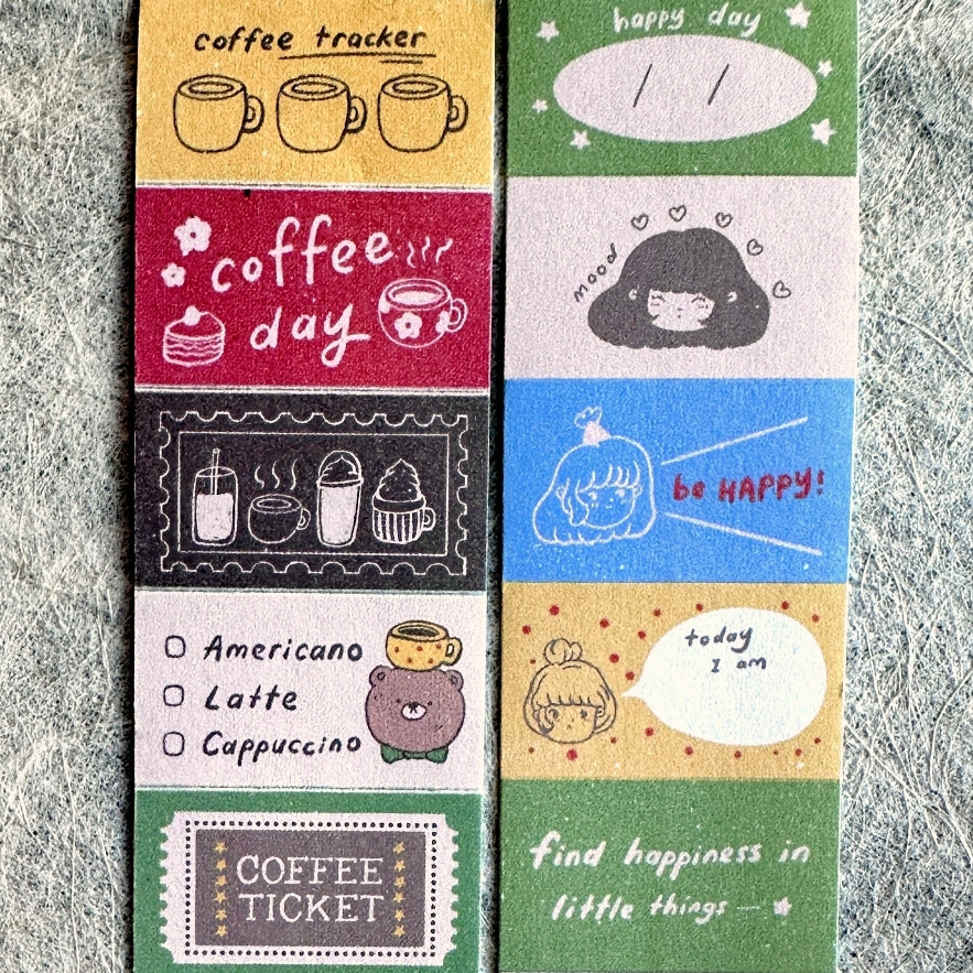 Shō Little Happiness - five label sticker rolls SAMPLES