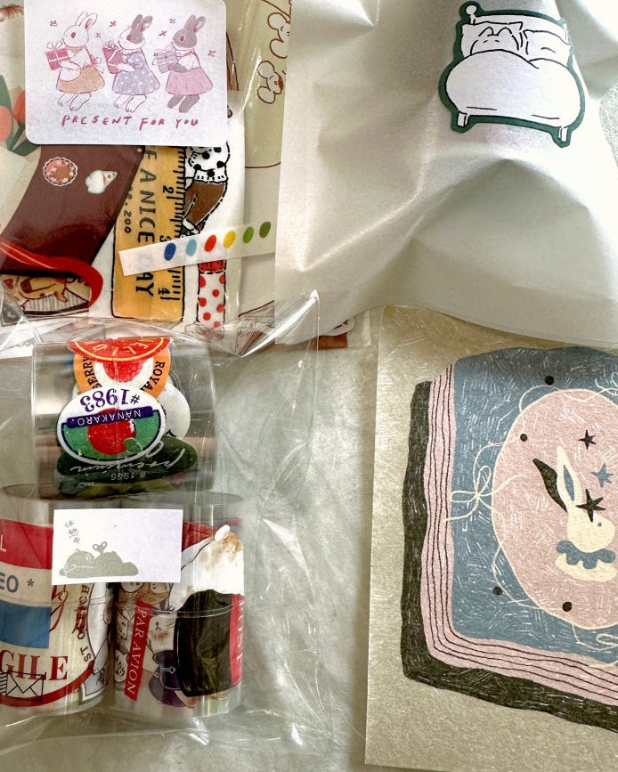 Shō Little Happiness - five label sticker rolls SAMPLES