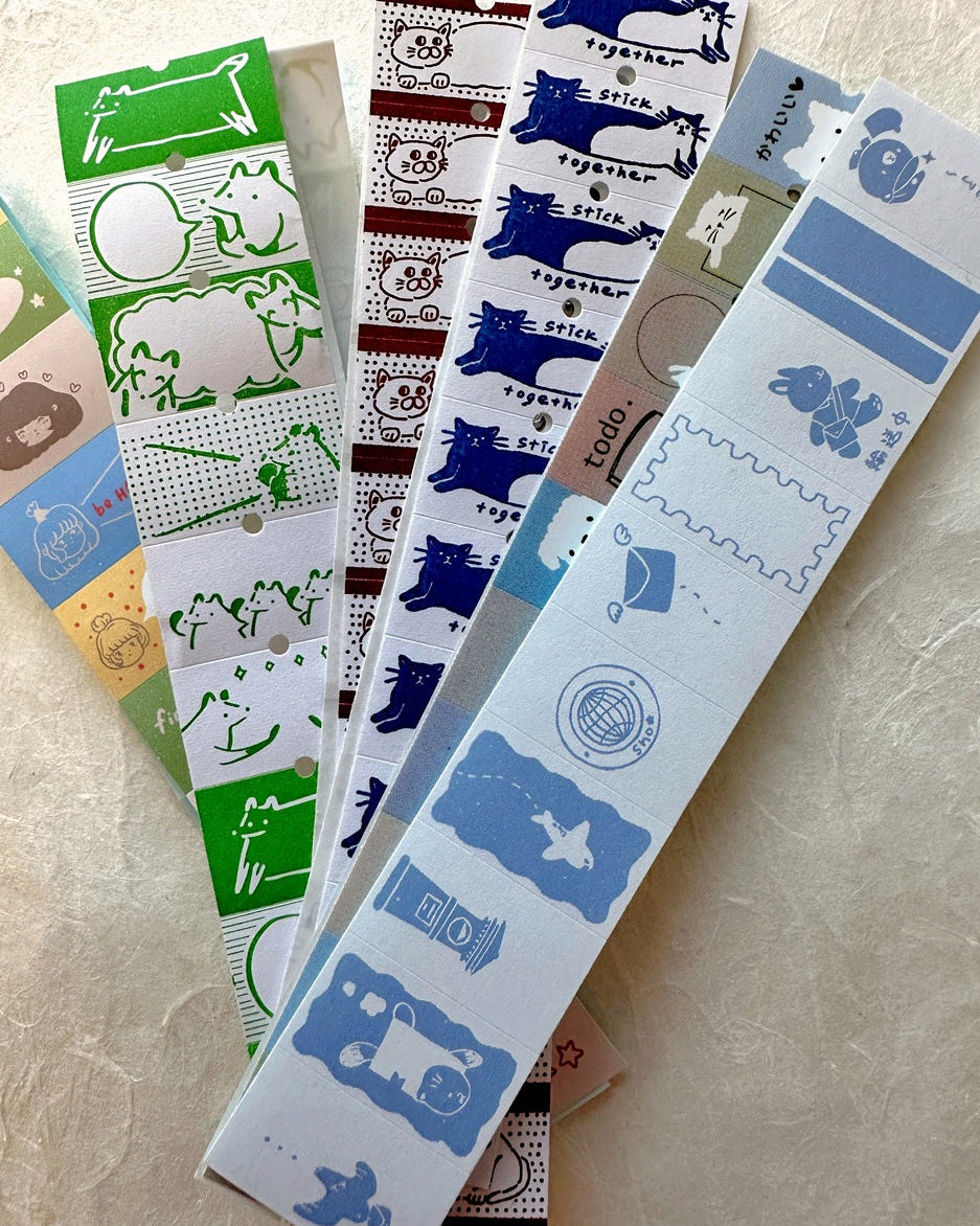 Ivy Snow - Stick Together label sticker roll SAMPLES