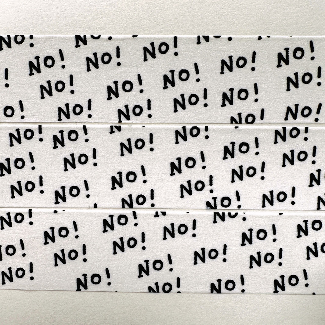 shō Little Happiness - No! No! washi tape SAMPLES