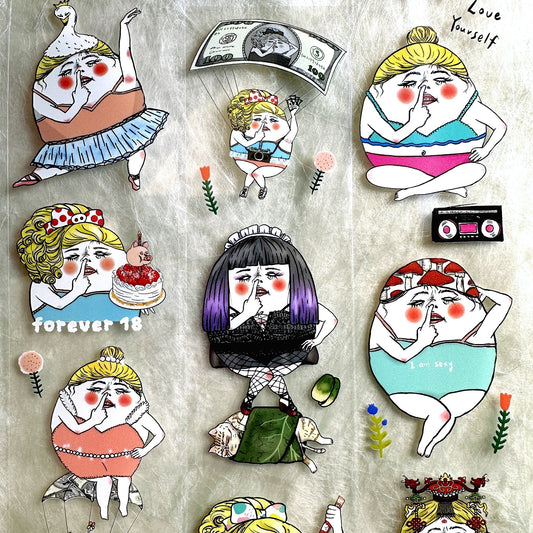 Shock Mama - All Are Pig Nose Girl PET tape SAMPLES