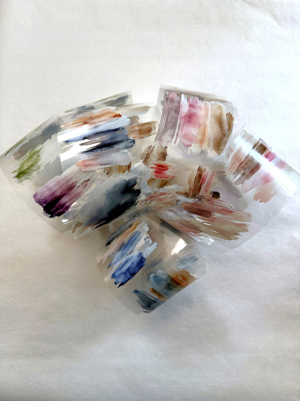 簡單手帳 - Oil Painting PET tape (6 cm x 200 cm) SAMPLES