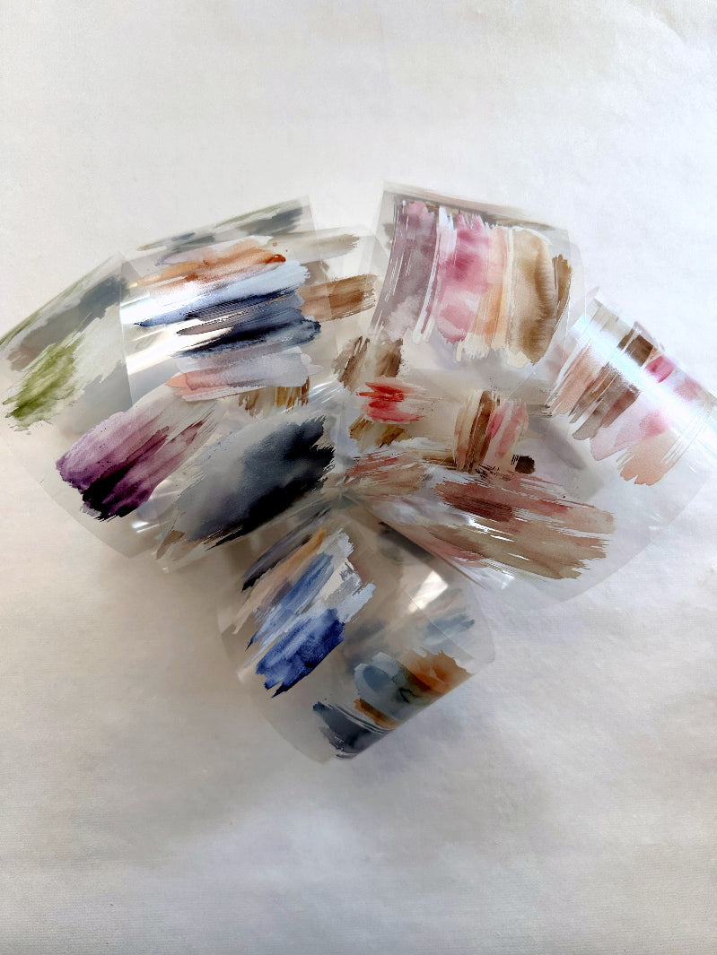 簡單手帳 - Oil Painting PET tape (6 cm x 200 cm) SAMPLES