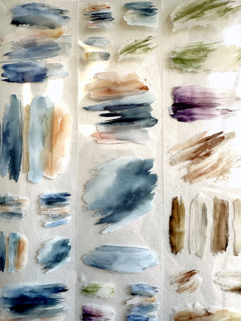 簡單手帳 - Oil Painting PET tape (6 cm x 200 cm) SAMPLES