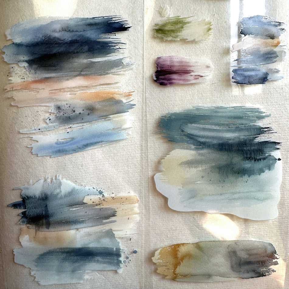 簡單手帳 - Oil Painting PET tape (6 cm x 200 cm) SAMPLES