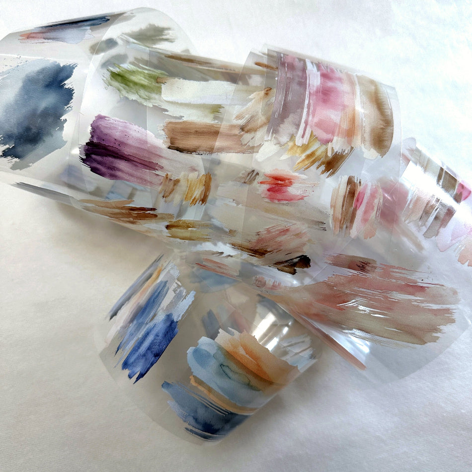 簡單手帳 - Oil Painting PET tape (6 cm x 200 cm) SAMPLES