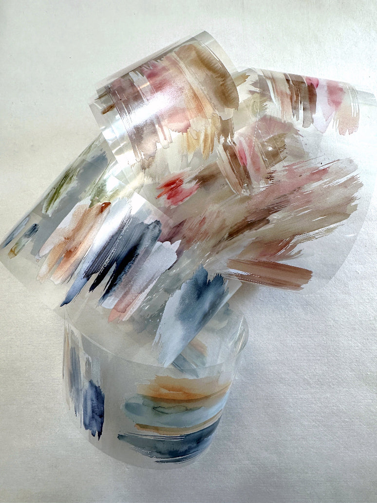 簡單手帳 - Oil Painting PET tape (6 cm x 200 cm) SAMPLES
