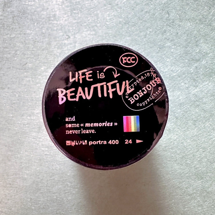 Sissi - Life Is Beautiful kiss-cut PET tape (5 cm x 133 cm) SAMPLES