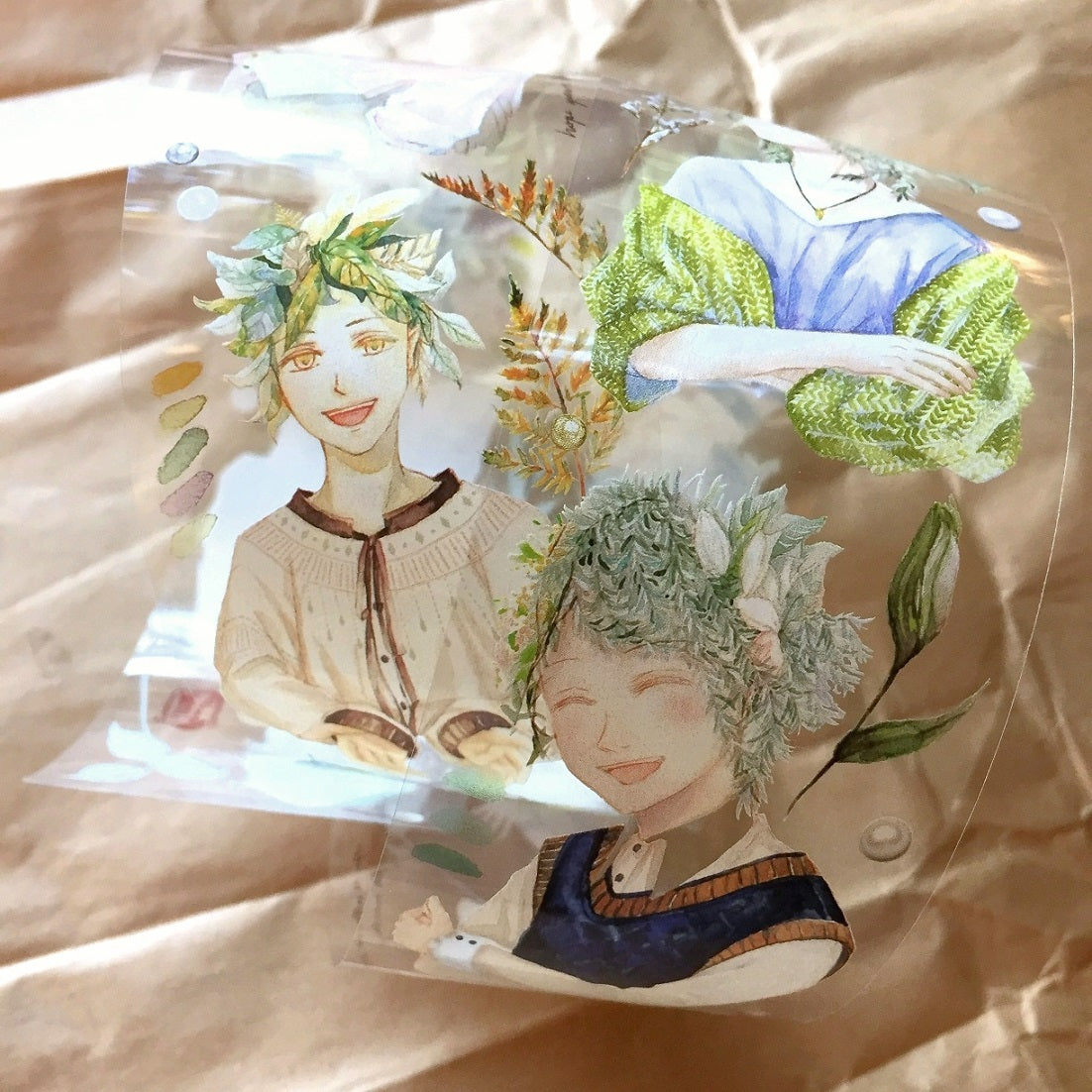 Siyun - Flower Boys (nature fairies) PET tape SAMPLES