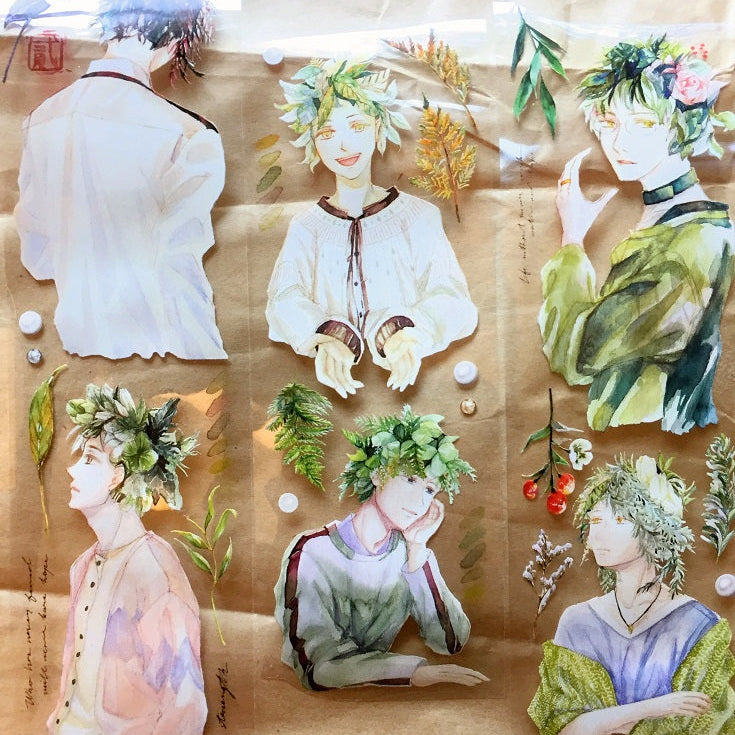 Siyun - Flower Boys (nature fairies) PET tape SAMPLES