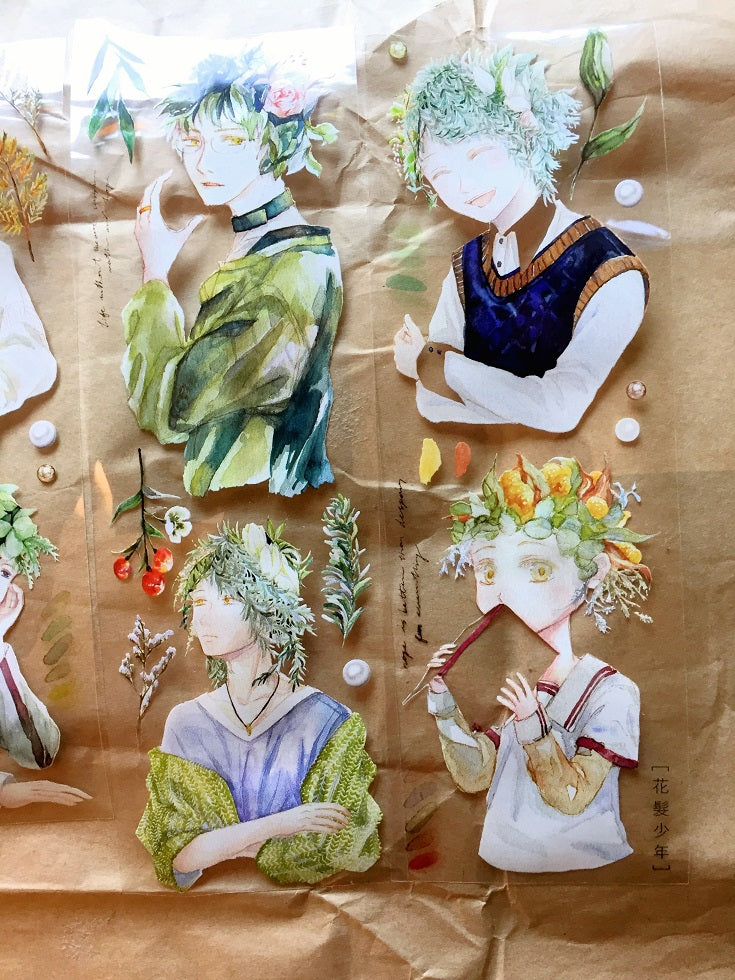 Siyun - Flower Boys (nature fairies) PET tape SAMPLES