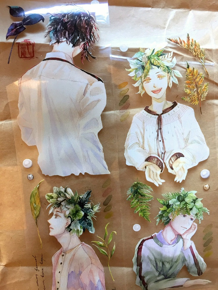 Siyun - Flower Boys (nature fairies) PET tape SAMPLES
