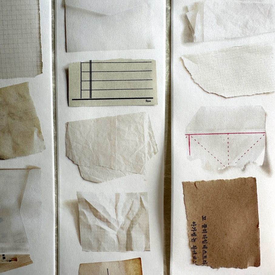 Siyun Studio - Fragments paper tape (5 cm x 155 cm) SAMPLES