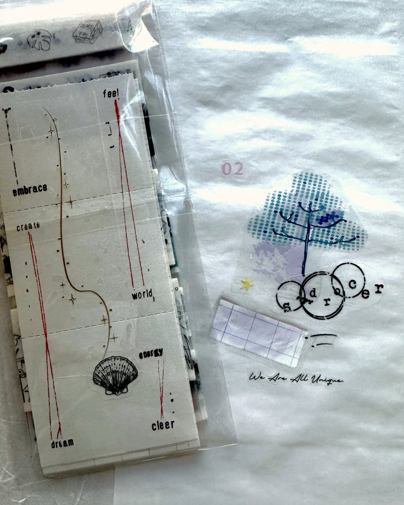 Fafa x A Great Idea x Ha7uu x ZM.Ball (collaboration) - Quadruple Dream Forest PET tape SAMPLES
