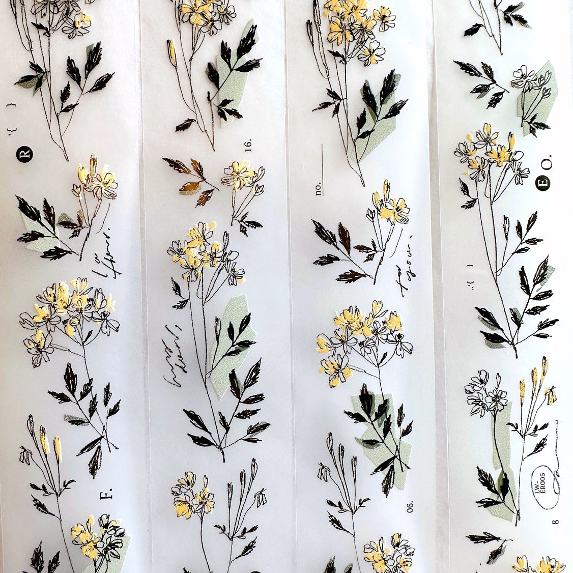 Somesortoffern - A little yellow, a little green PET tape SAMPLES