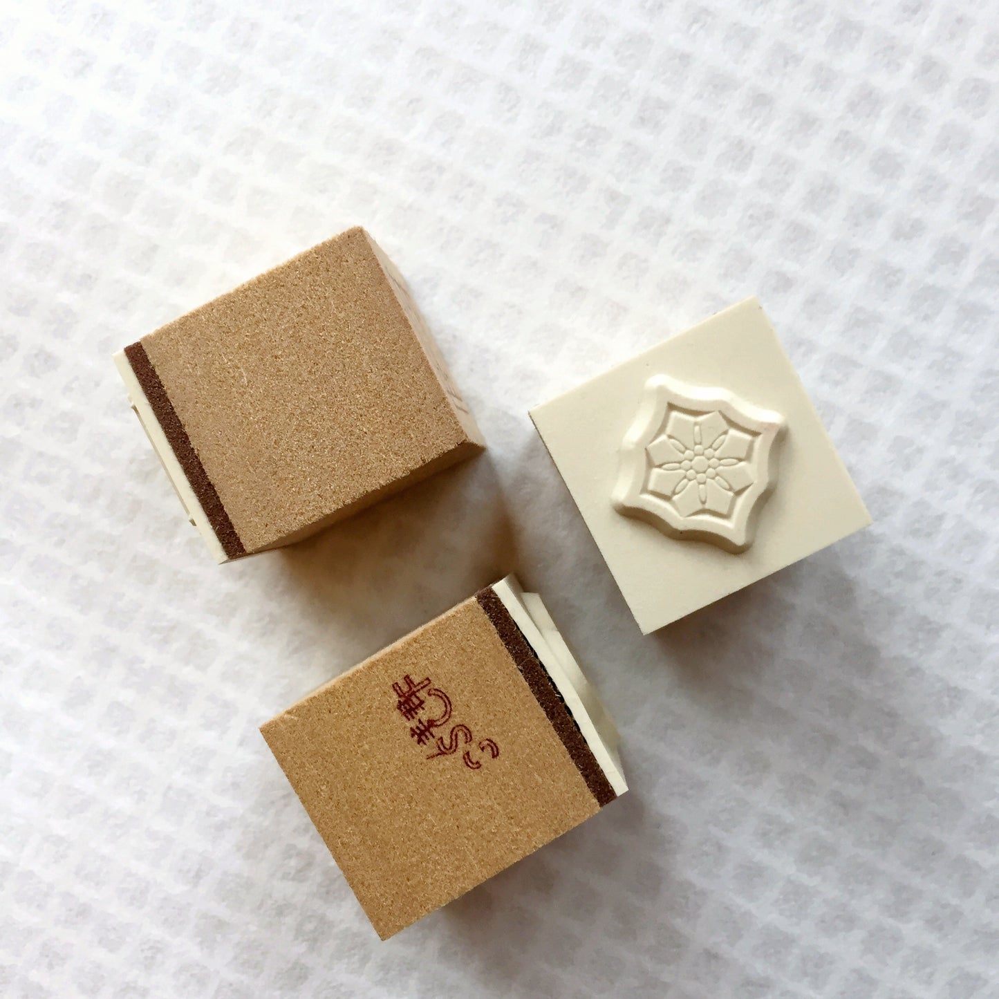 Somesortoffern - Tile pattern mini rubber stamps (gachapon)