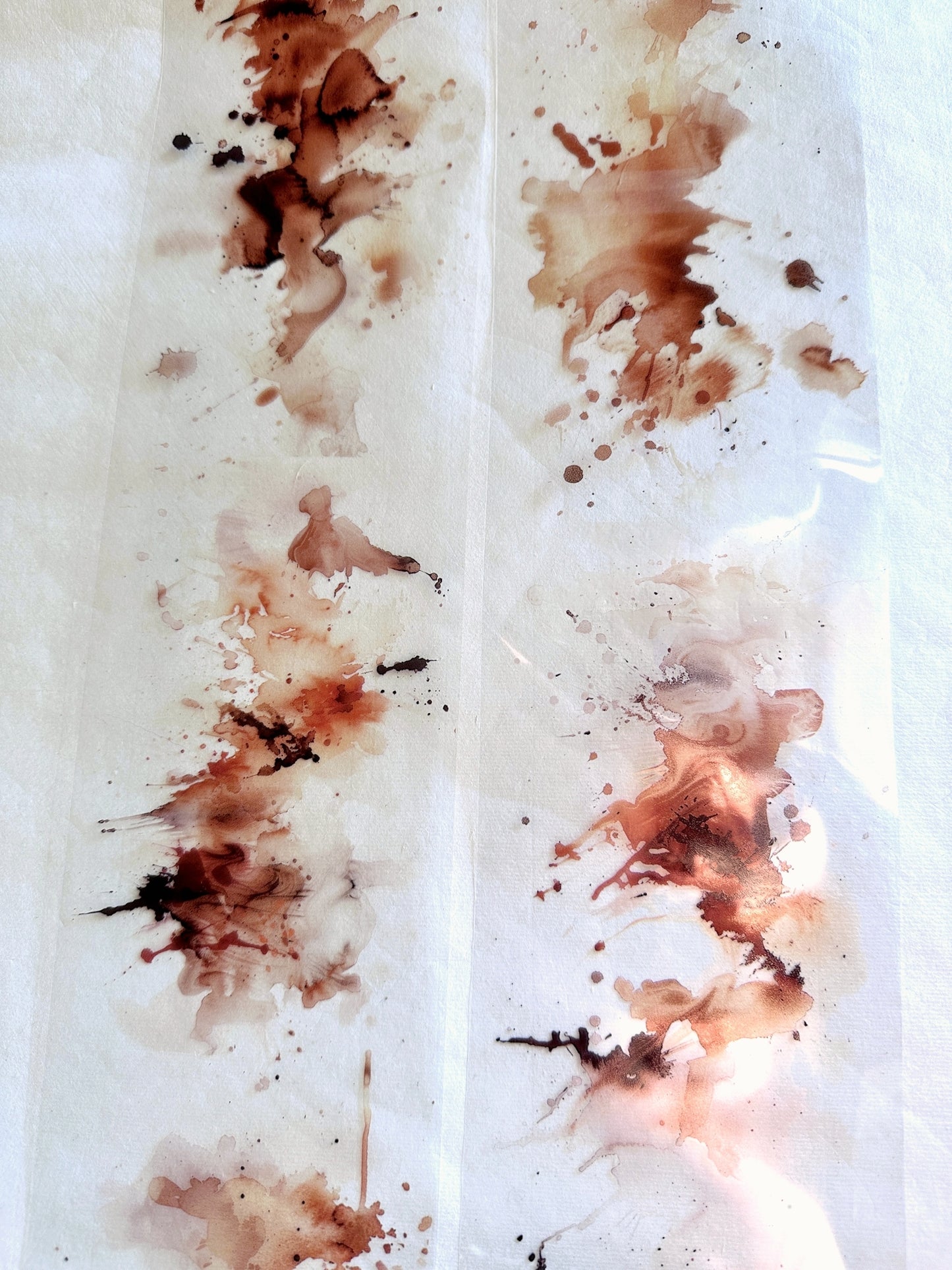 Youyouyou Wenchuang - Coffee spatter PET tape (10 cm x 200 cm) SAMPLES