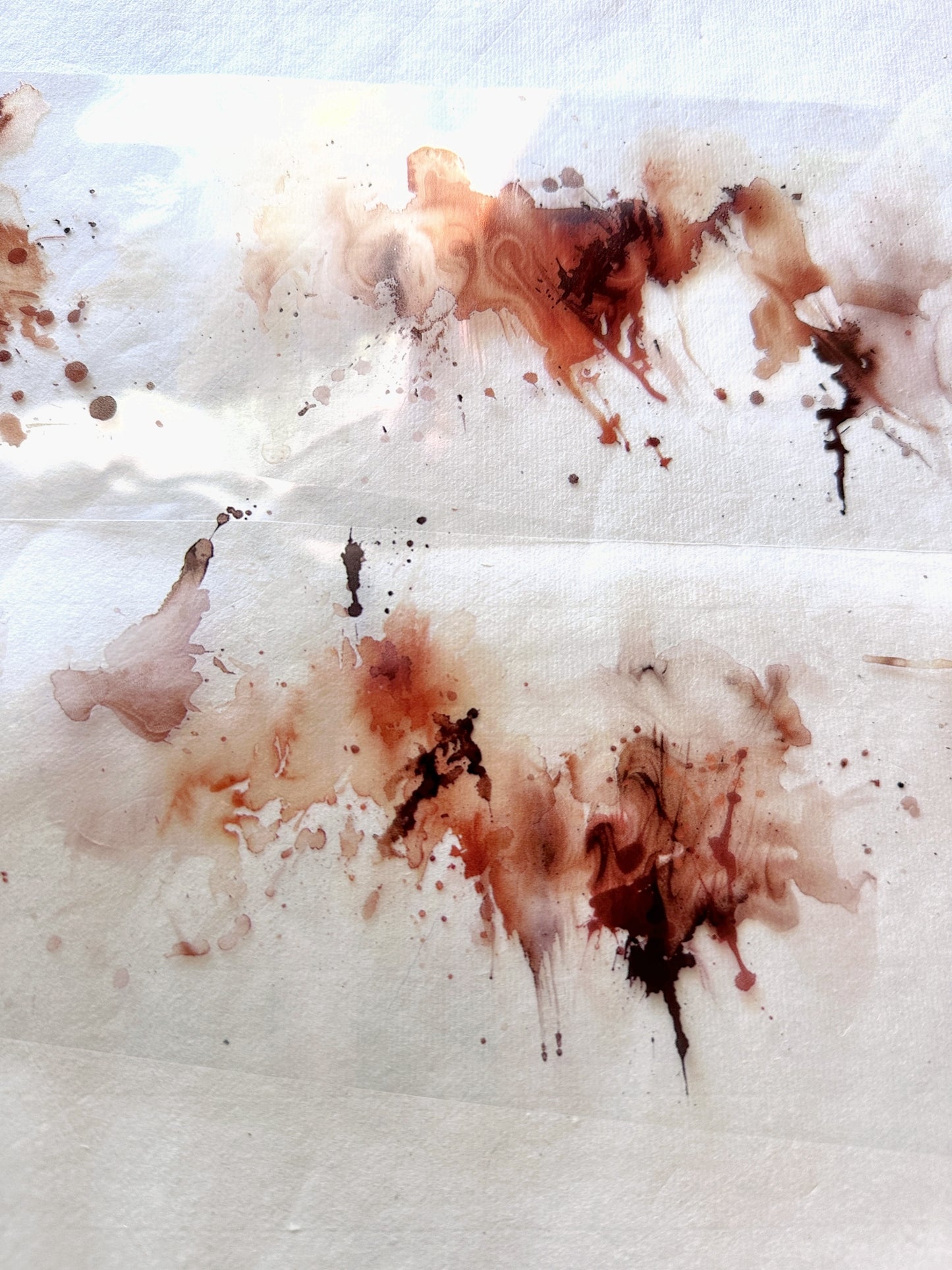 Youyouyou Wenchuang - Coffee spatter PET tape (10 cm x 200 cm) SAMPLES