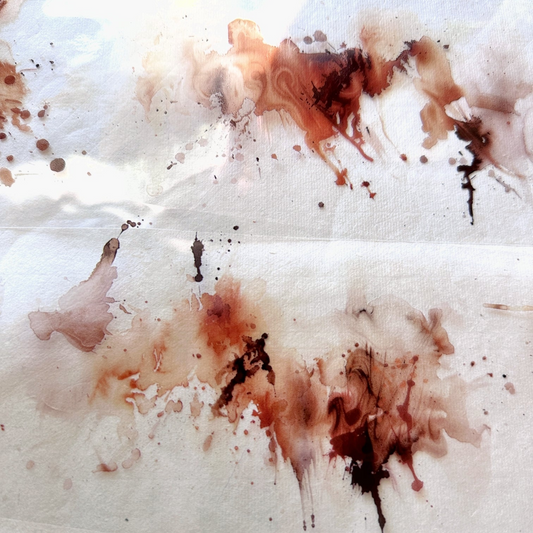 Youyouyou Wenchuang - Coffee spatter PET tape (10 cm x 200 cm) SAMPLES