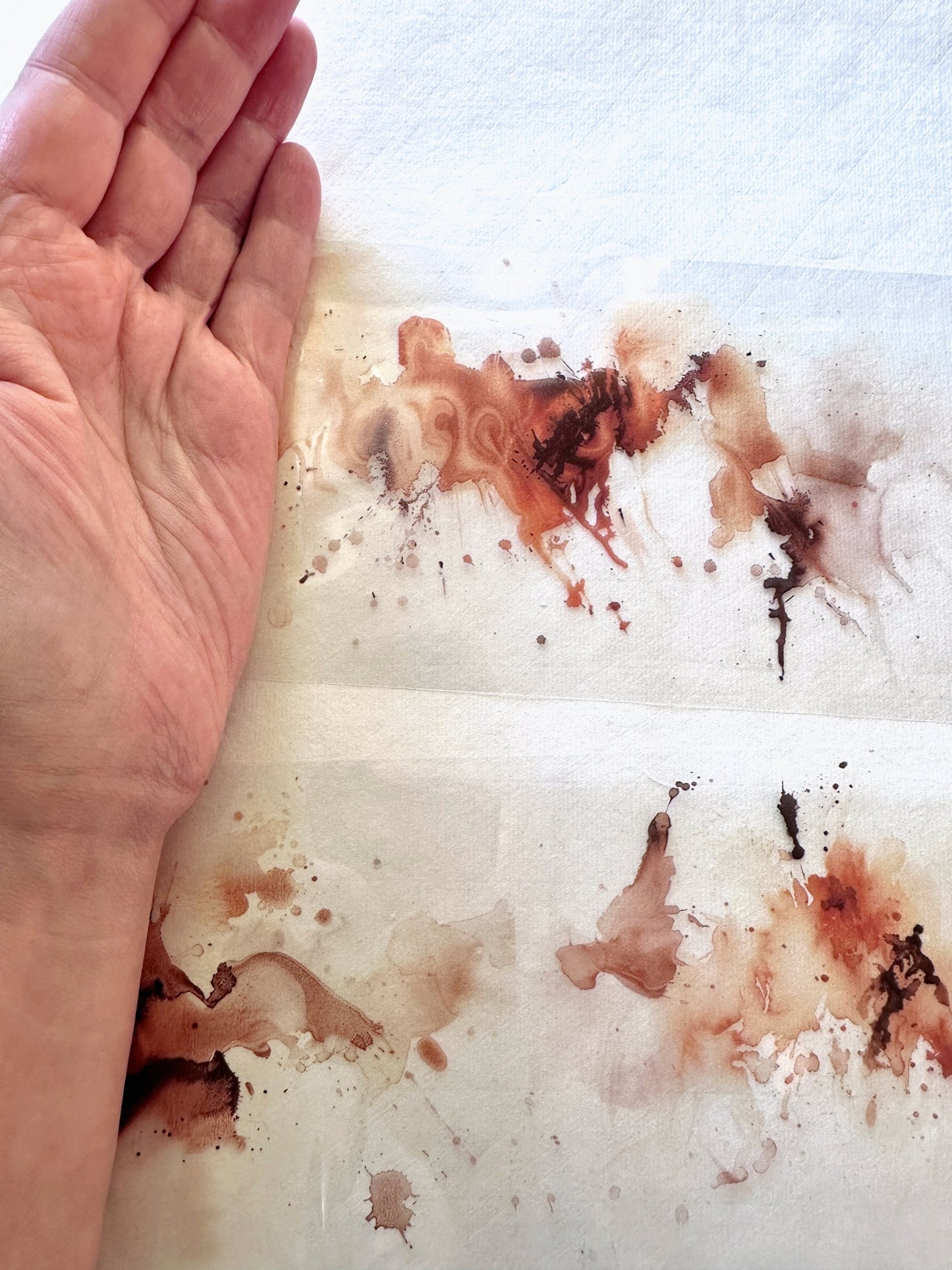Youyouyou Wenchuang - Coffee spatter PET tape (10 cm x 200 cm) SAMPLES