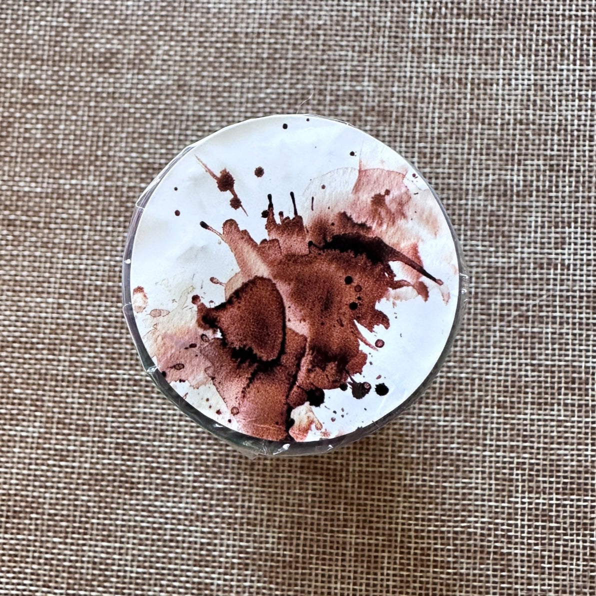 Youyouyou Wenchuang - Coffee spatter PET tape (10 cm x 200 cm) SAMPLES