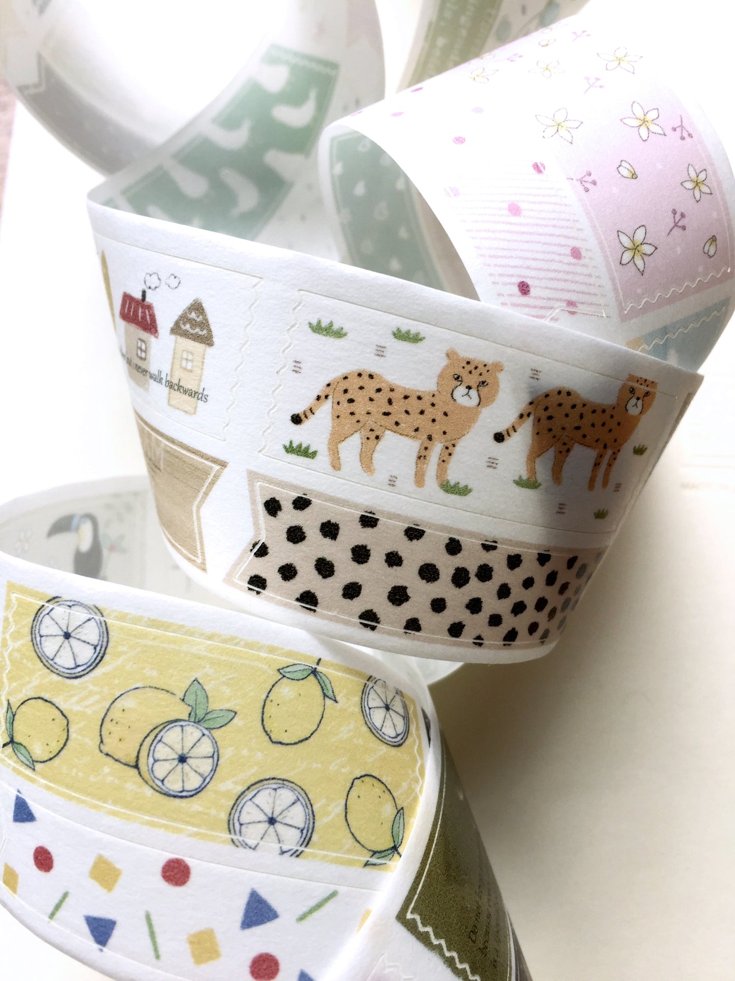 Starlululu - Ribbon kiss-cut washi tape SAMPLES