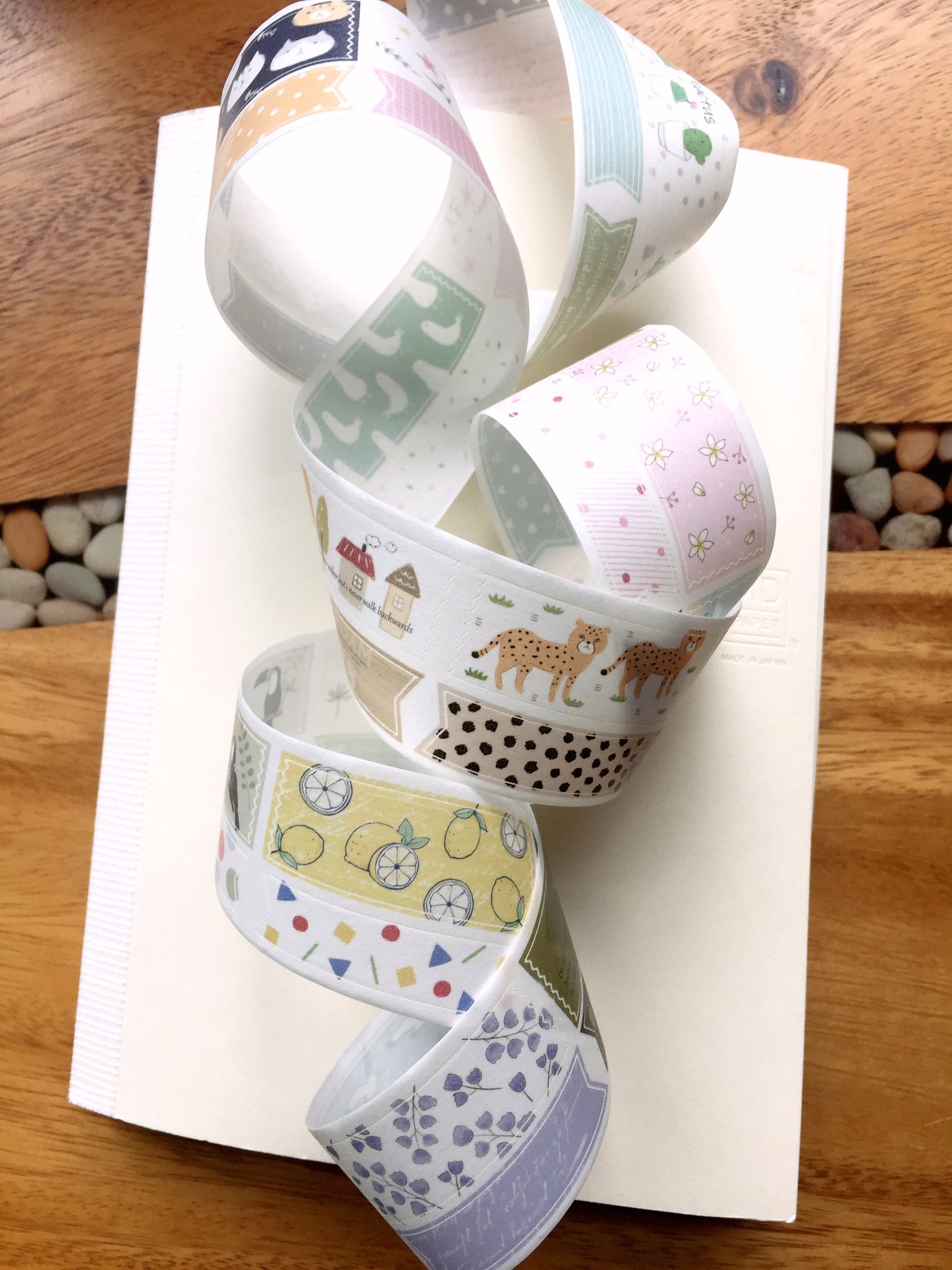 Starlululu - Ribbon kiss-cut washi tape SAMPLES