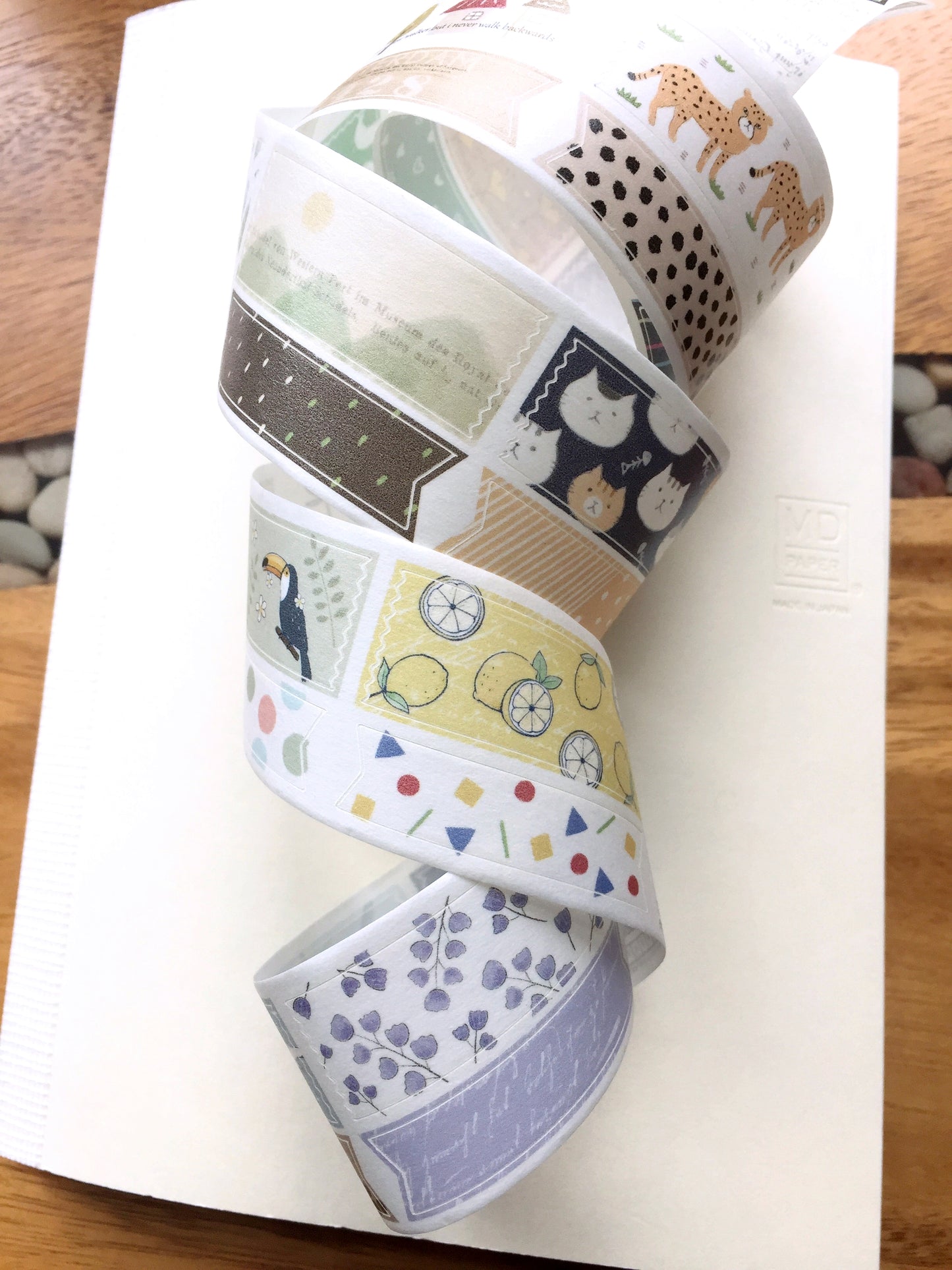 Starlululu - Ribbon kiss-cut washi tape SAMPLES