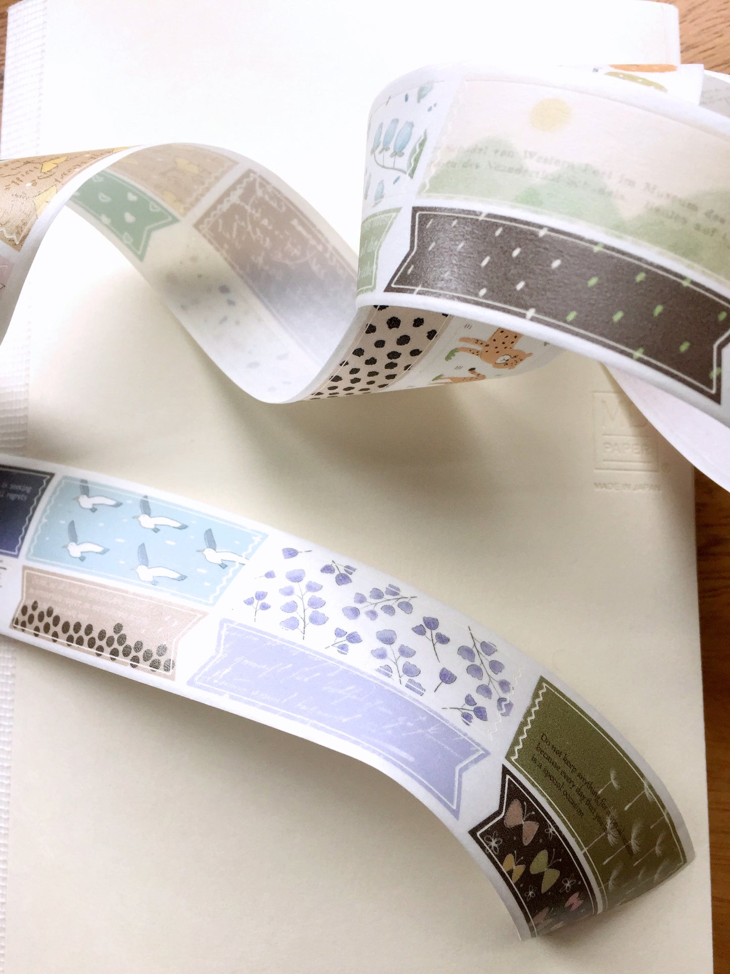 Starlululu - Ribbon kiss-cut washi tape SAMPLES