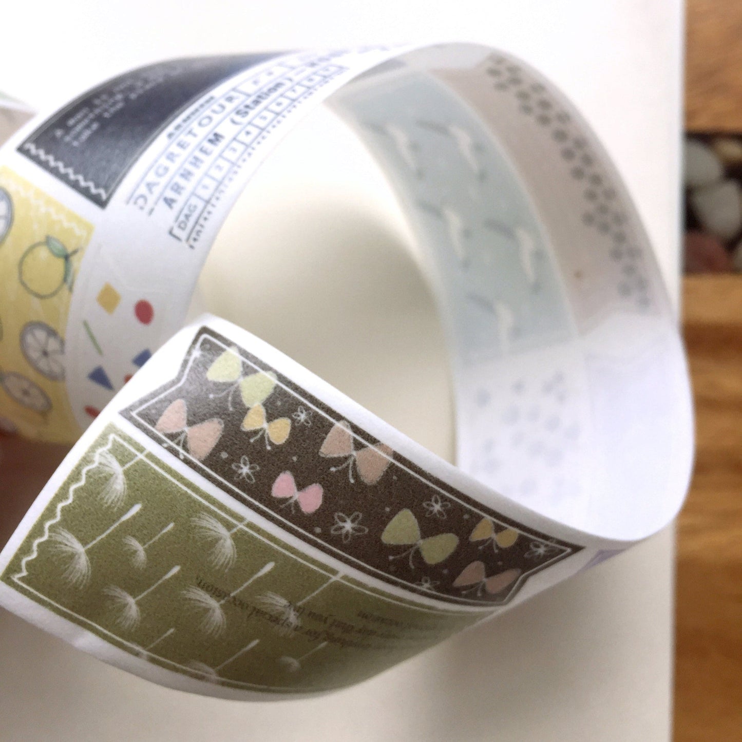 Starlululu - Ribbon kiss-cut washi tape SAMPLES
