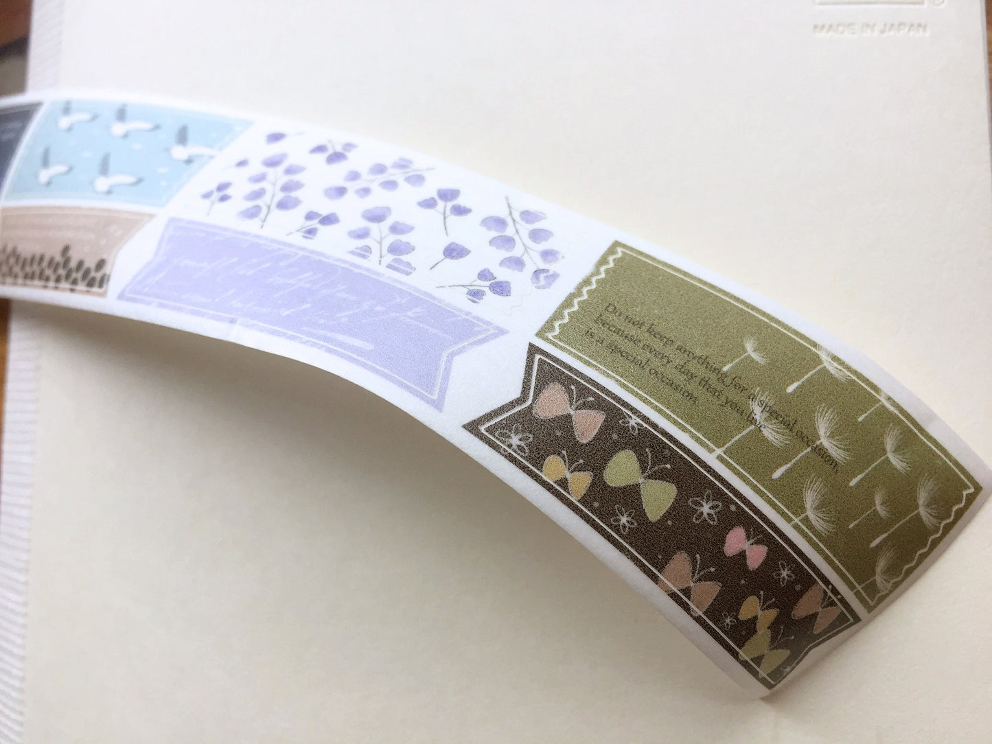 Starlululu - Ribbon kiss-cut washi tape SAMPLES