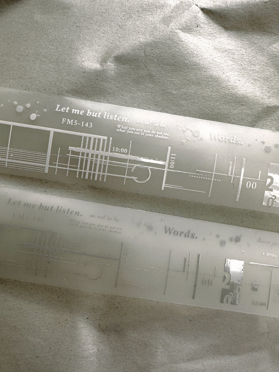 Stationery Instinct - Combination (White) PET tape SAMPLES