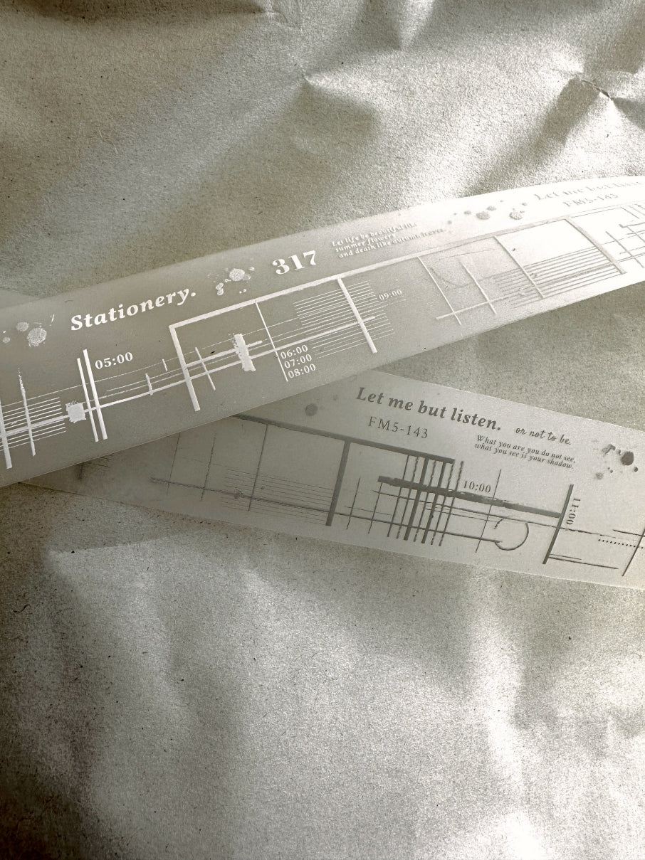 Stationery Instinct - Combination (White) PET tape SAMPLES
