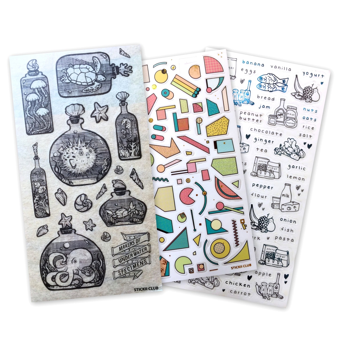 Stickii Club - assorted cute stickers [Like New]