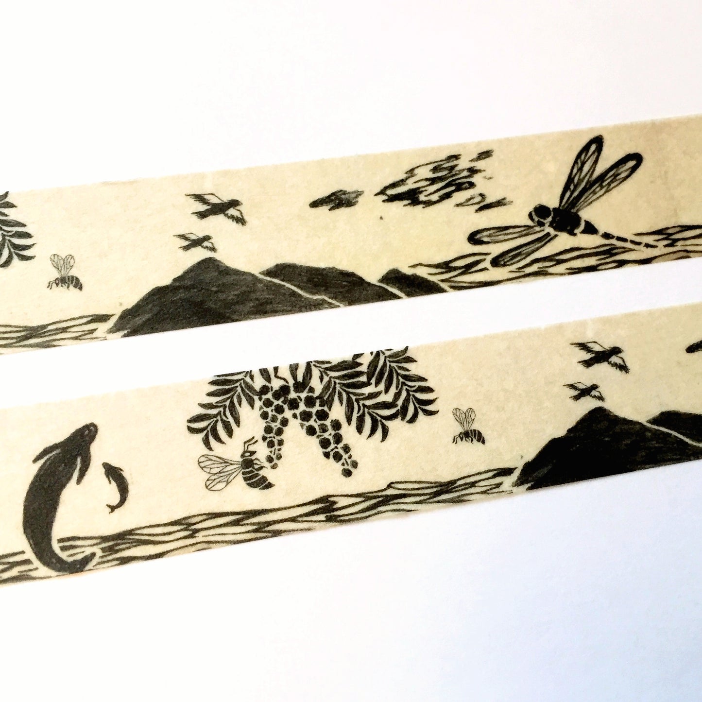 Sunny Sunday - Life Cycle washi tape SAMPLES