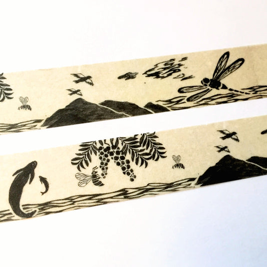 Sunny Sunday - Life Cycle washi tape SAMPLES