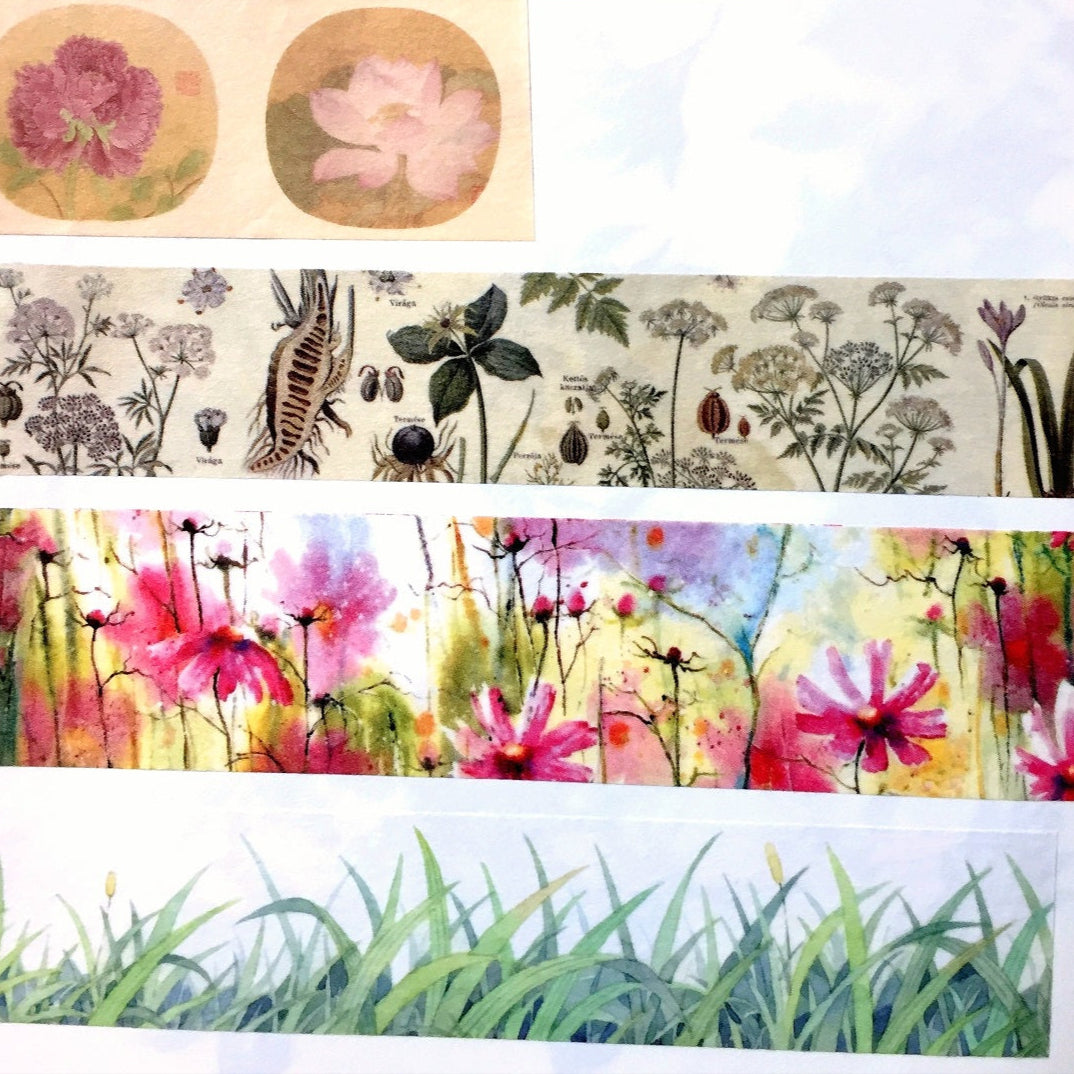 Sunny Sunday - Poison Plants washi tape SAMPLES