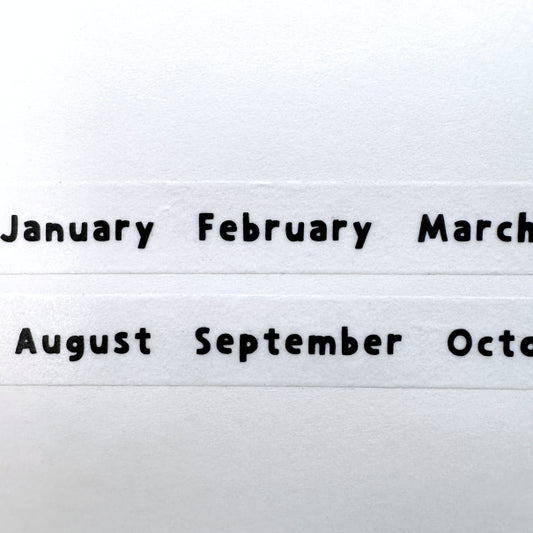 Suatelier - Lettering.01 masking tape SAMPLES