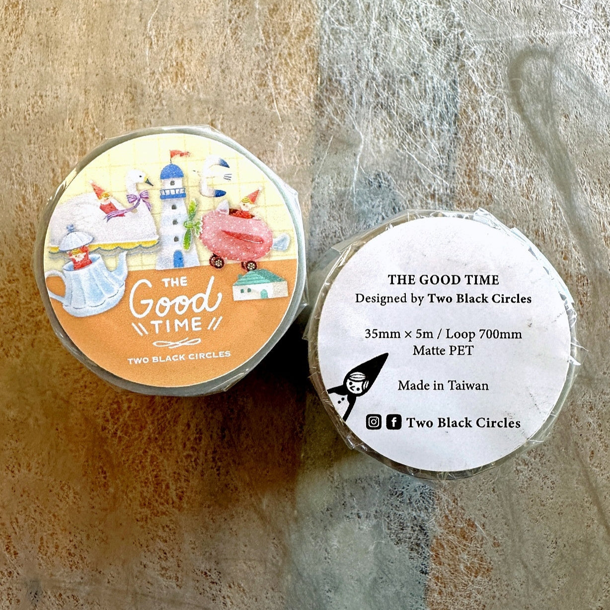 Two Black Circles - The Good Time PET tape SAMPLES