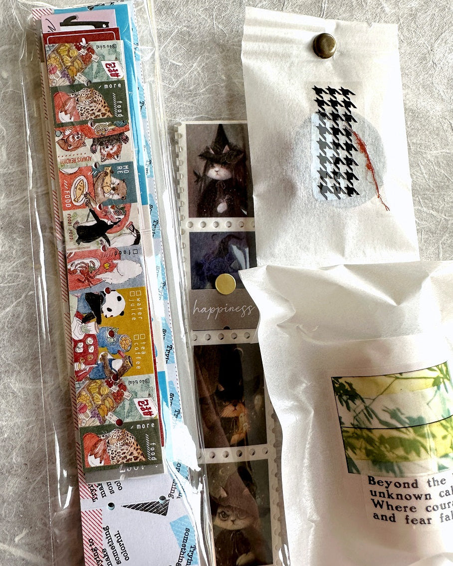 Jhu Gong Fan Hua - More Food 2.0 label sticker roll SAMPLES
