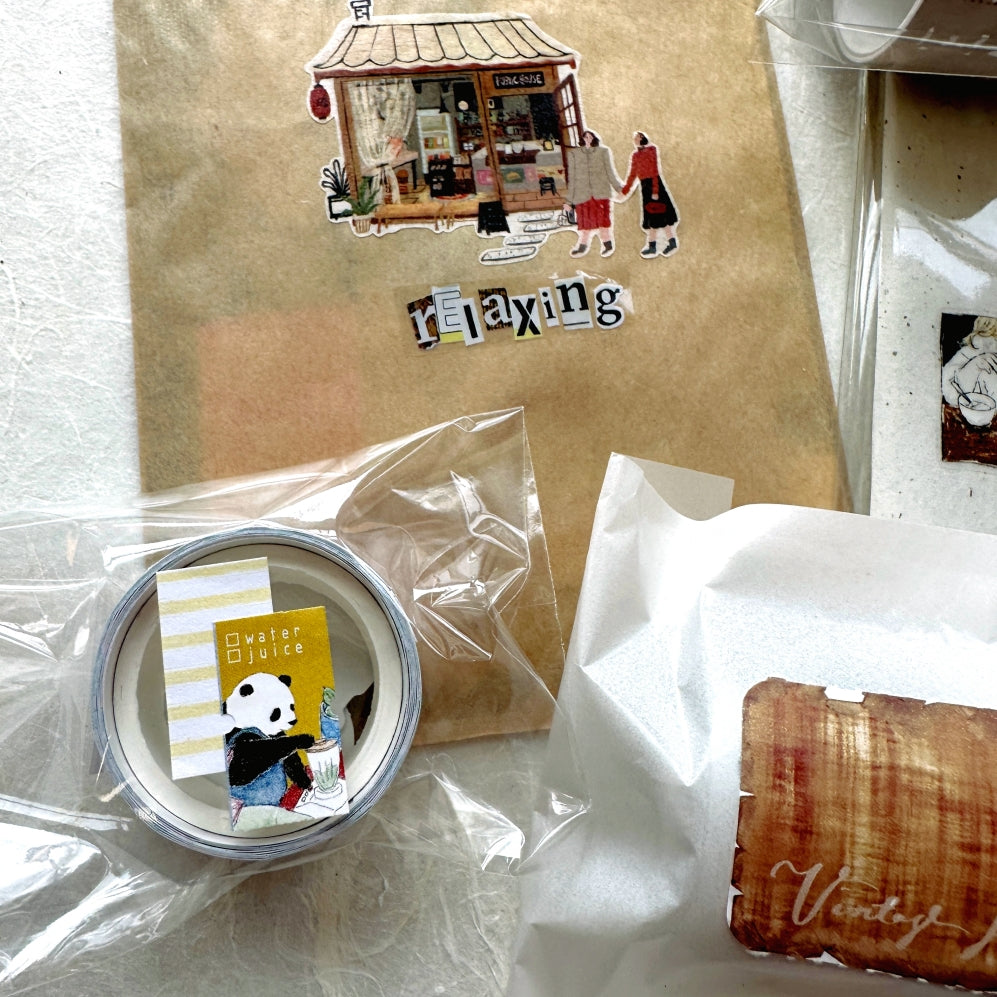 Jhu Gong Fan Hua - More Food 2.0 label sticker roll SAMPLES