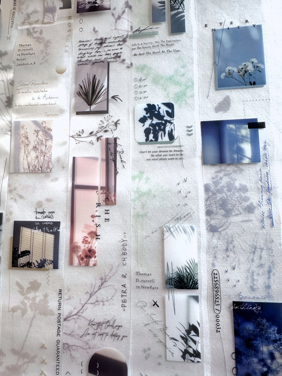 Tomato Jam Girl - Plant Light & Shadow Tape series PET tapes SAMPLES