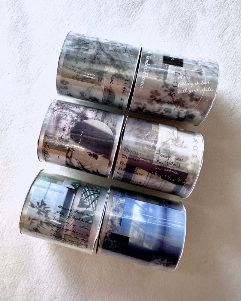 Tomato Jam Girl - Plant Light & Shadow Tape series PET tapes SAMPLES