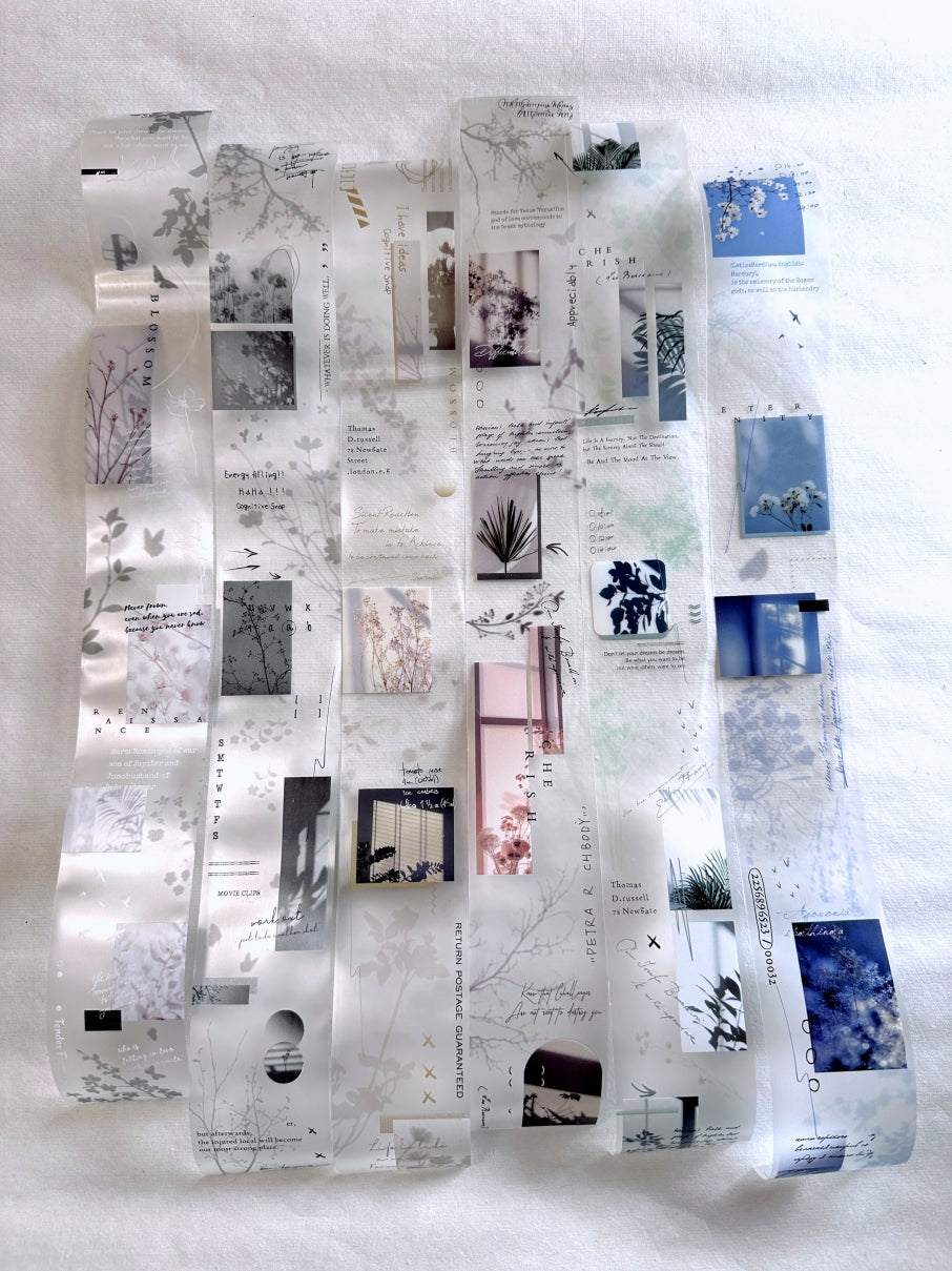 Tomato Jam Girl - Plant Light & Shadow Tape series PET tapes SAMPLES