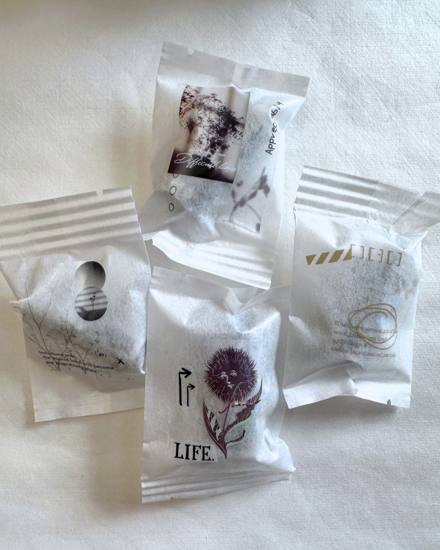 Tomato Jam Girl - Plant Light & Shadow Tape series PET tapes SAMPLES